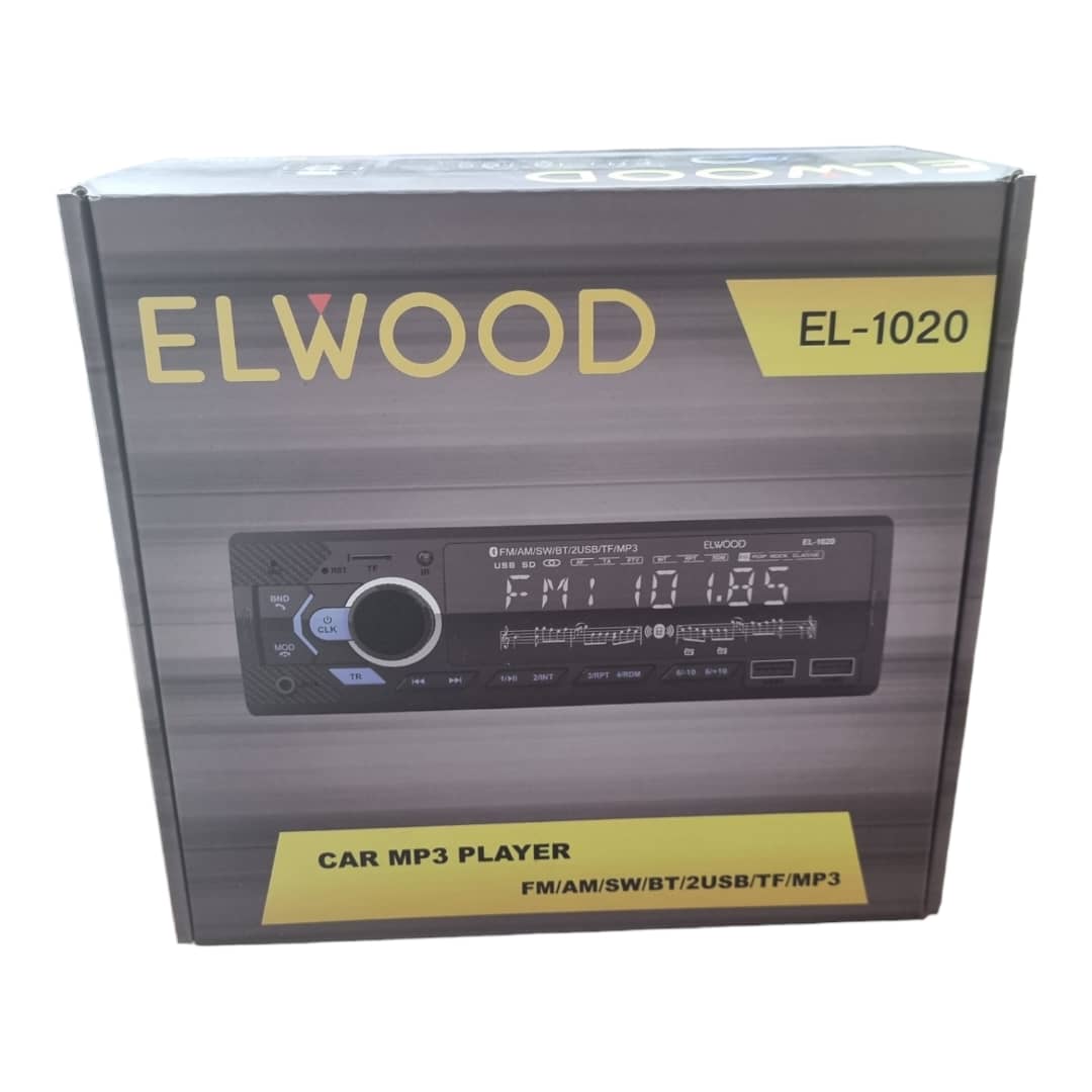 پخش خودرو بلوتوث دار مدل EL-1020 برند ال فود پنل ثابت