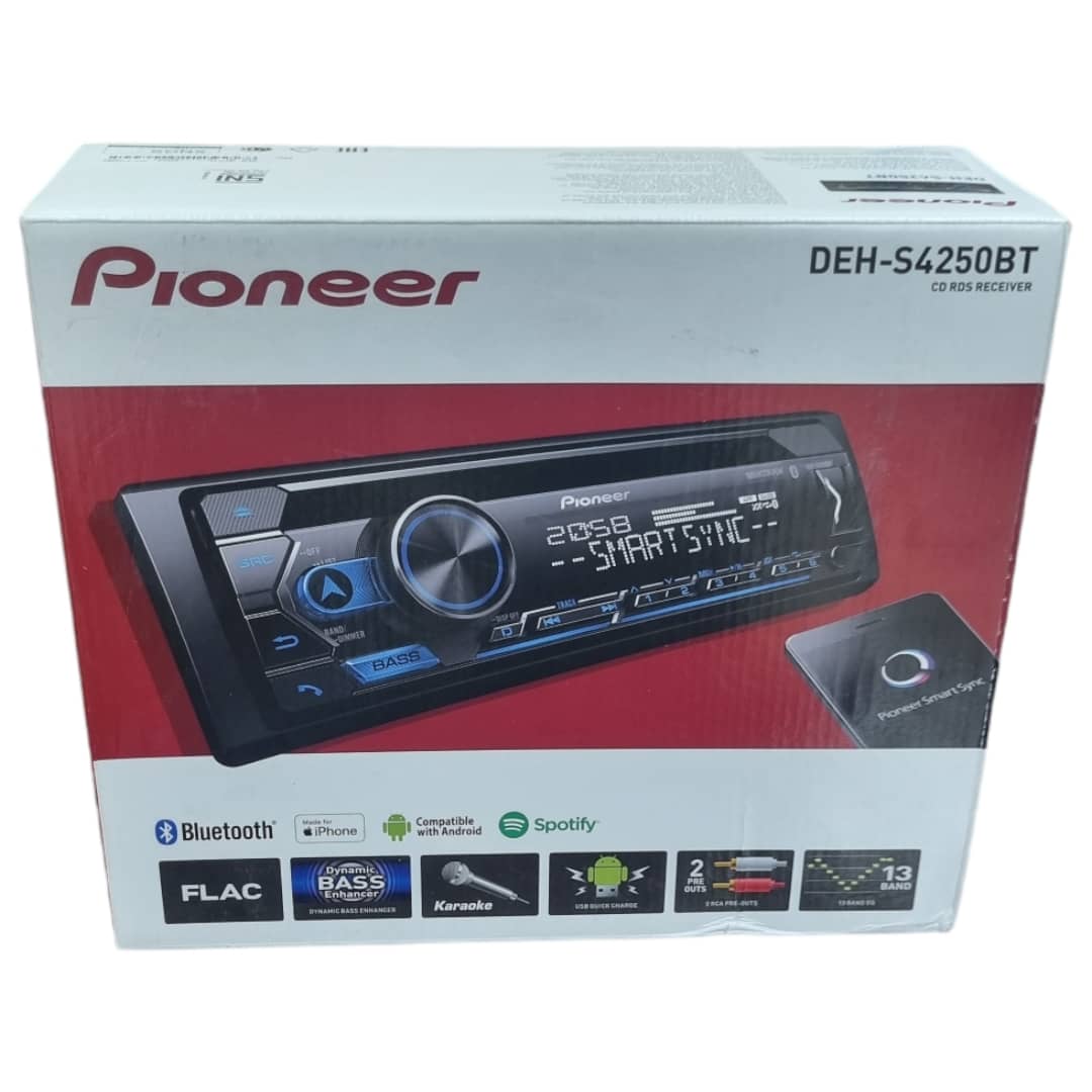پخش کننده خودرو پایونیر مدل DEH-S4250BT